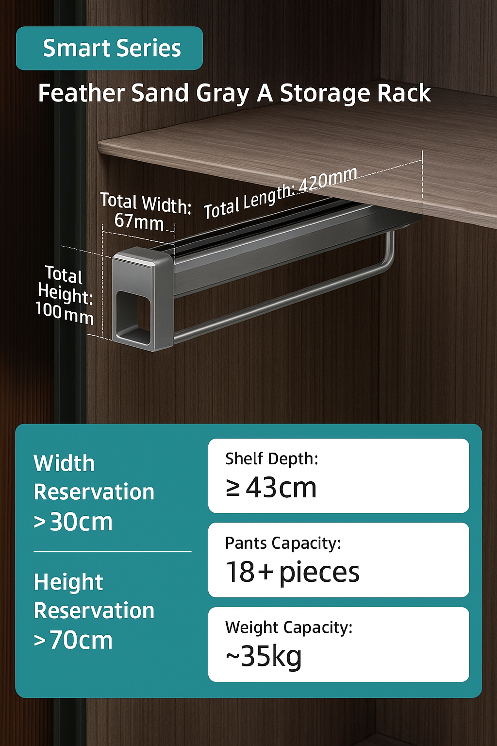Telescopic Trousers Rack