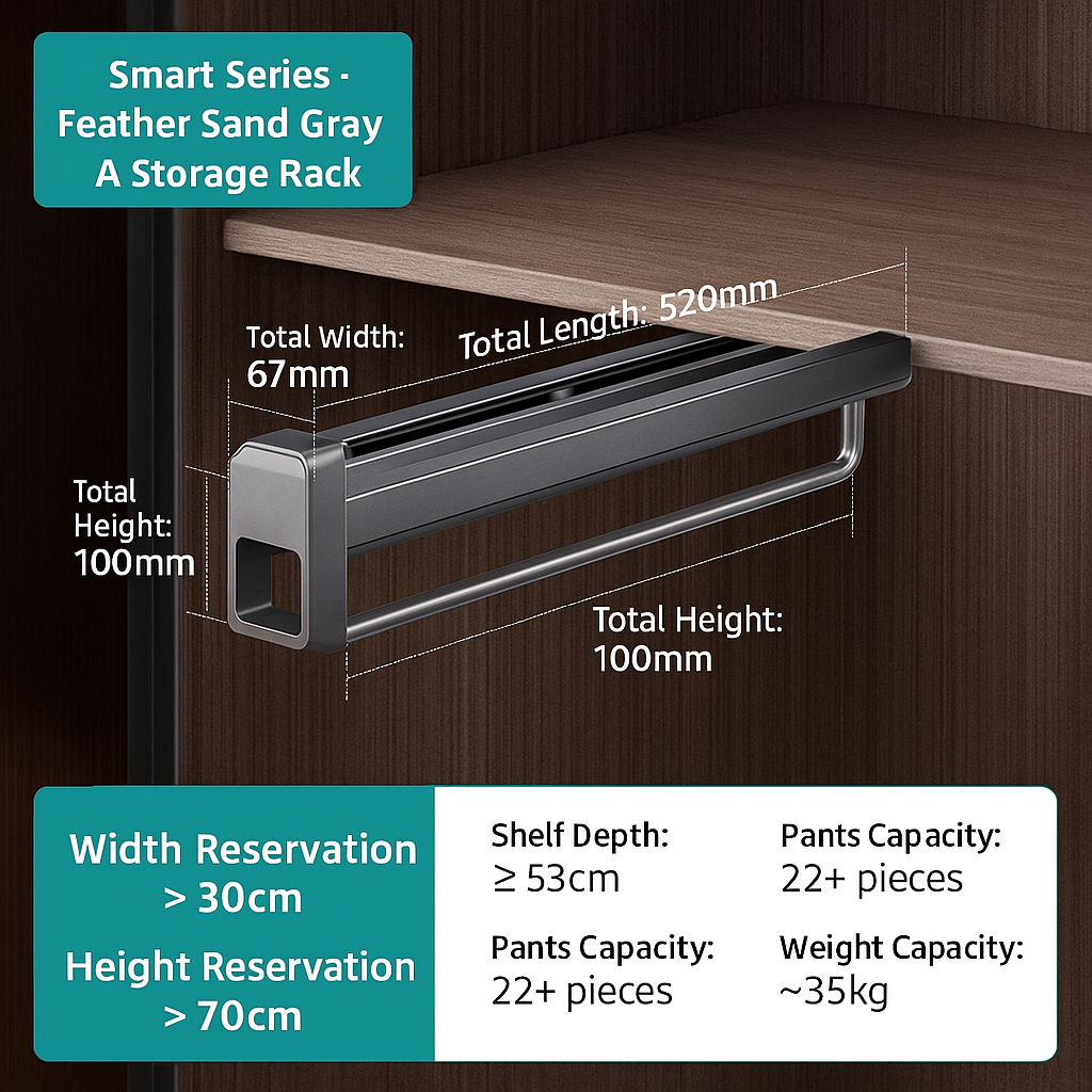 Telescopic Trousers Rack